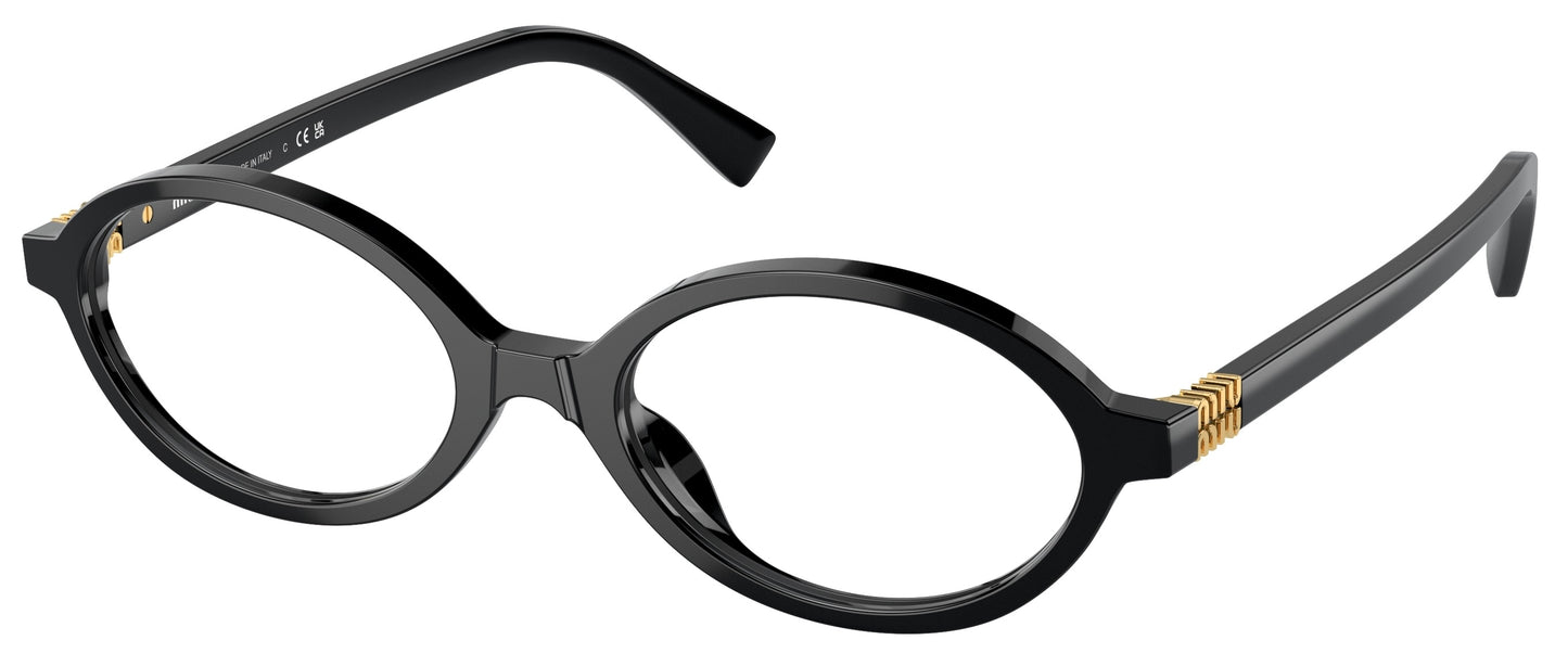 Miu Miu - Oval Frames Black