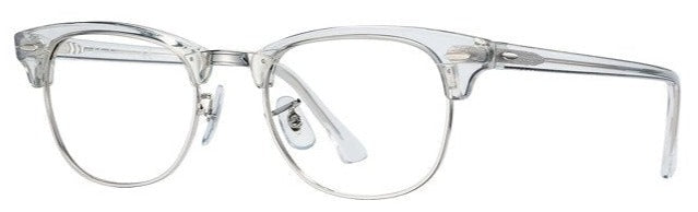 Ray Ban - Clubmaster Oftálmico Plateado