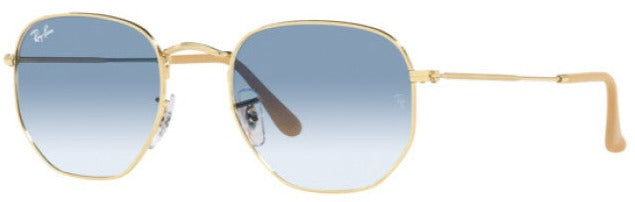 Ray Ban - Hexagonal Azul Degradado