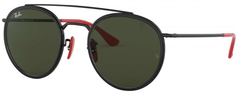 Ray Ban - Round Double Bridge Negro Ferrari