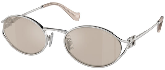 Miu Miu - Oval Silver Gold