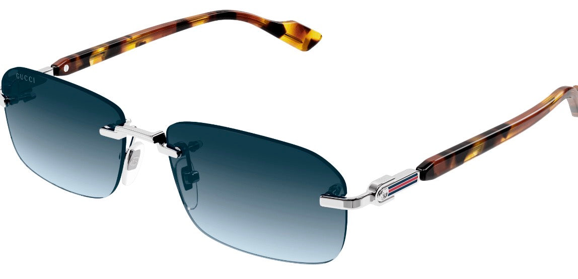 Gucci - GG1221S Blue Silver
