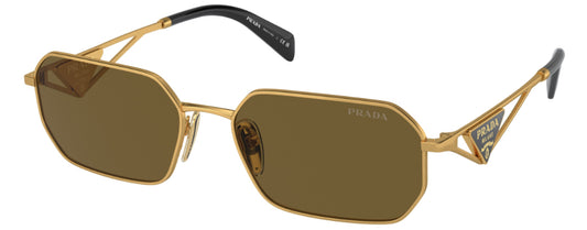 Prada -SPRA51S Rectangle Mate Gold