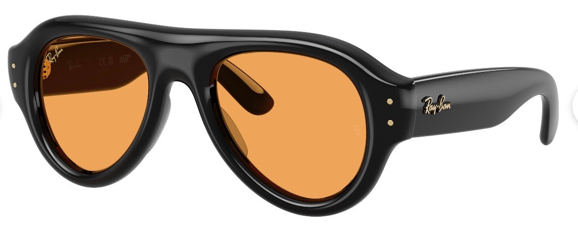 Ray Ban - RB4925 Aviator Puffer Black Orange