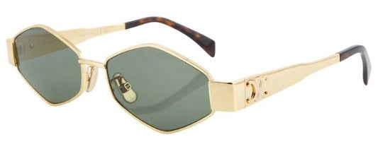 Celine - Geometric shape black gold