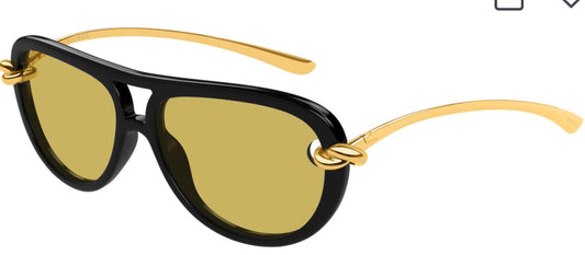 Bottega Veneta - Pilot Yellow Black