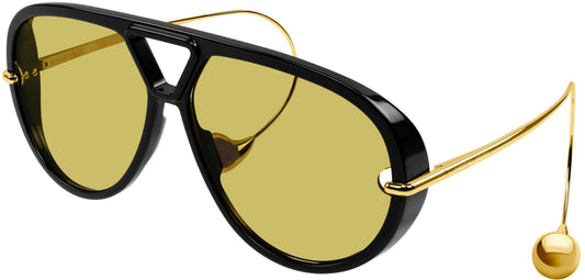 Bottega Veneta - Pilot Black Yellow