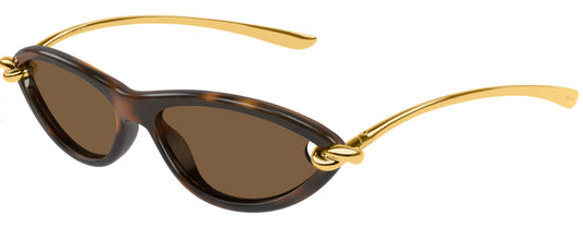 Bottega Veneta - Cat Eye Gold Brown
