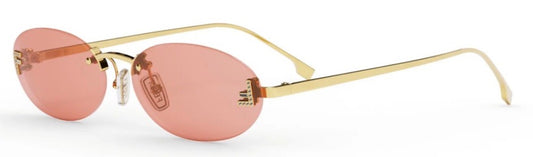 Fendi - Oval Pink Gold