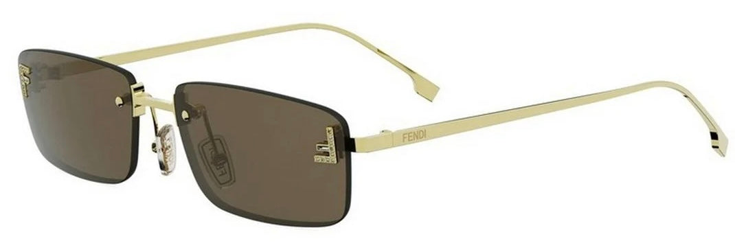 Fendi - First Crystal Rectangle Brown