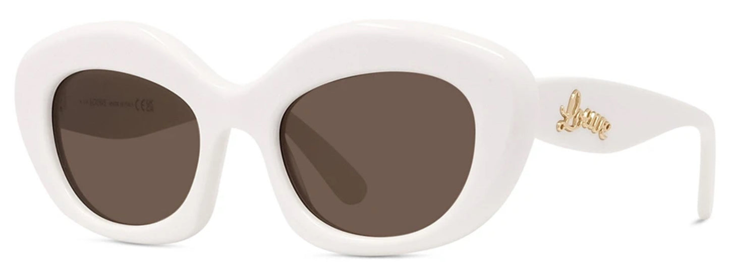 Loewe - Curvy Glossy White Brown