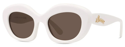 Loewe - Curvy Glossy White Brown