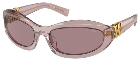 Miu Miu - MU14ZS Mauve Transparente