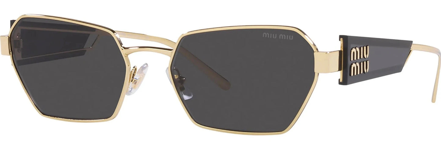 Miu Miu - MU Gray/Pale Gold