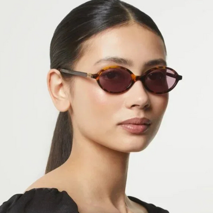 Miu Miu - Oval Pink Tortoise