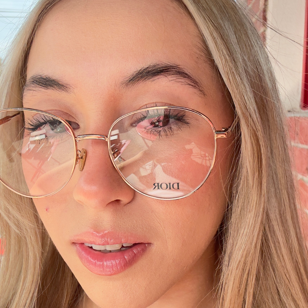 Dior - GemDioro Round Rose Gold Frames