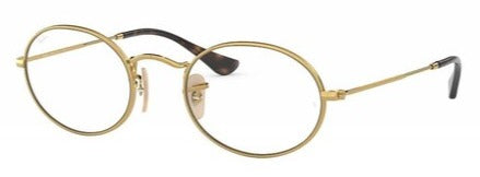 Ray Ban - Oval Oftálmico Dorado