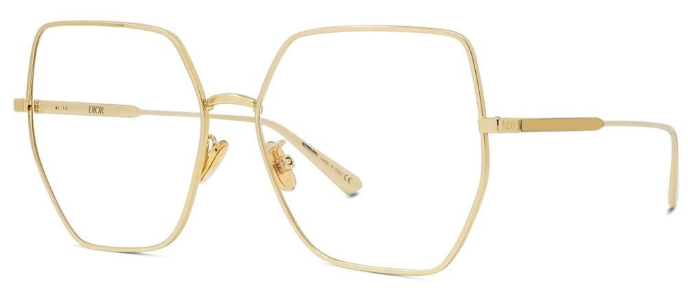 Dior - GemDioro Hexagonal Gold Frames