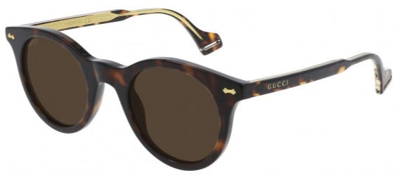 Gucci - GG0736S Round Shape Carey