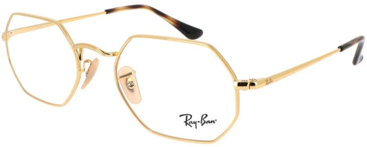 Ray Ban - Octagonal Oftálmico Dorado