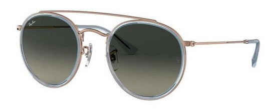 Ray Ban - Round Double Bridge Light Blue Gris Degrado